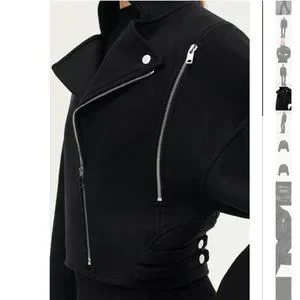 Zara | Jackets & Coats | Nwt Zara Manteco Wool Biker Jacket Zw